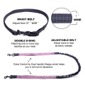 Leash Dual Handle for Control Shock Absorbing Bungee